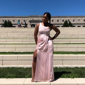 Vera Wang white collection bridesmaid dress